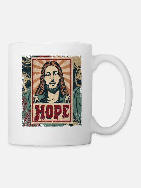 Jesus Hope - Tasse - Weiß