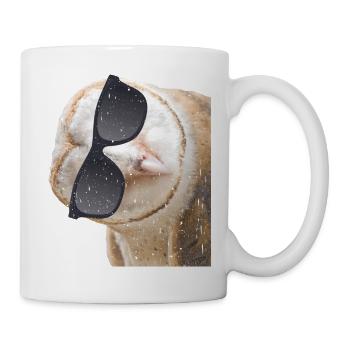 Cool Bird Eagle Owl Cuckoo Owl Owl Sunglasses - Mug - white - Right