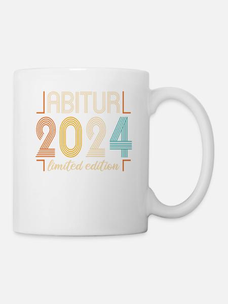 Abitur Junge Mädchen Abi Abitur 2024 - Tasse - Weiß