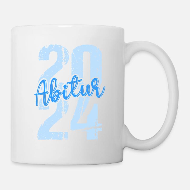 Abitur Junge Mädchen Abi Abitur 2024 - Tasse - Weiß