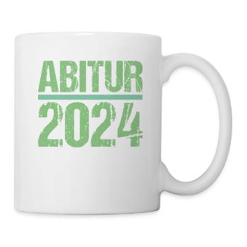 Abitur Junge Mädchen Abi Abitur 2024 - Tasse - Weiß - Rechts