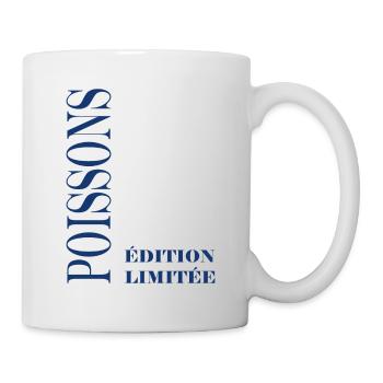 poissons - Mug blanc - blanc - Droite