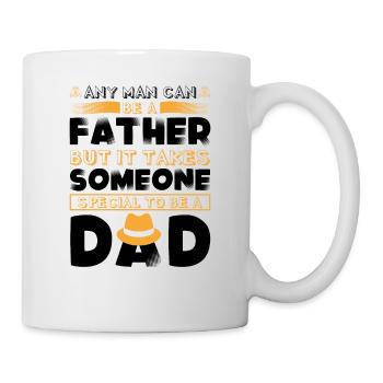 N’importe quel homme peut être père - Mug blanc - blanc - Droite