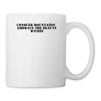 Randonnée - Partez à la conquête des montagnes, embrassez la beauté - Mug blanc - blanc - Droite