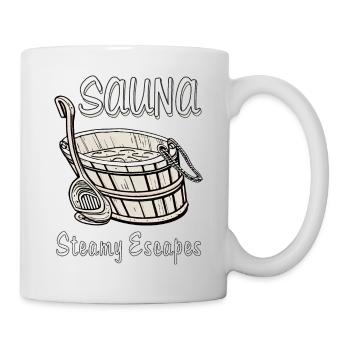 SAUNA Steamy Escapes - Mug - white - Right