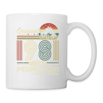 Vintage 1981 - Retro Birthday Legend - Tasse - Weiß - Rechts