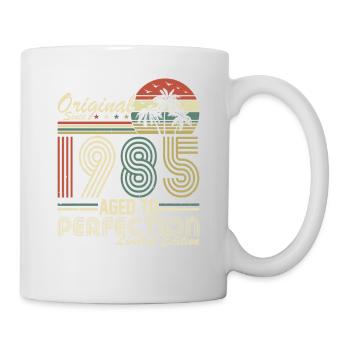Vintage 1985 - Retro Birthday Gift - Tasse - Weiß - Rechts