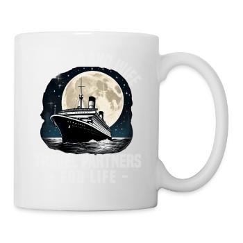 Husband And Wife Cruising Cruise Ship Vacation - Tasse - Weiß - Rechts