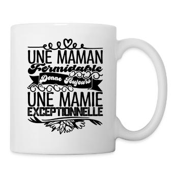 Grand-Mère Cadeau- Une Mamie Exceptionnelle. - Mug blanc - blanc - Droite