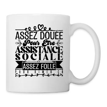 Cadeau Assistante Sociale. Parfaite Assistante. - Mug blanc - blanc - Droite