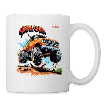 Gaming - Game Over Gamer Monster Truck - Tasse - Weiß - Rechts