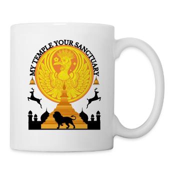 MY TEMPLE YOUR SANCTUARY - Mug - white - Right