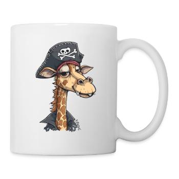 Great Fun: Smiling Pirate Giraffe - Mug - white - Right
