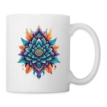 Lotus spirituel fleur de vie esthétique magique - Mug blanc - blanc - Droite