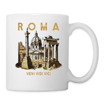 ROMA VENI VIDI VICI - Tasse - Weiß - Rechts