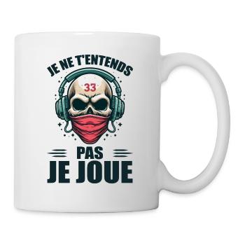 I can't hear you, I'm playing - Mug - white - Right