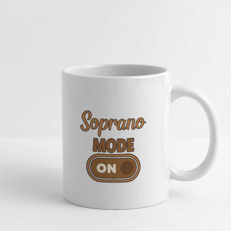 Mode Soprano activé 2 Mug blanc