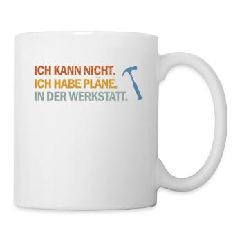 Workshop Plans - For Do-It-Yourselfers and Hobbyists - Mug - white - Right