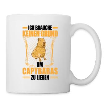 Les capybaras n’aiment pas l’Amérique du Sud Les capybaras - Mug blanc - blanc - Droite