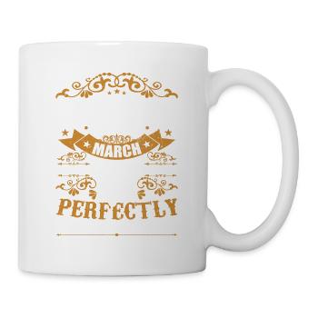 Les Légendes Sont Nées En Mars 2019 - Mug blanc - blanc - Droite