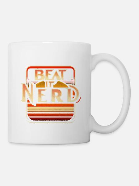 Beat it Nerd 7 - Tasse - Weiß