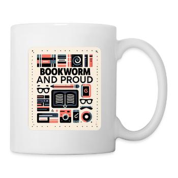 Bookworm and Proud 7 - Tasse - Weiß - Rechts