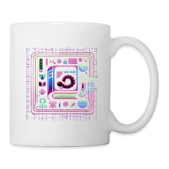 Bookworm and Proud 5 - Tasse - Weiß - Rechts