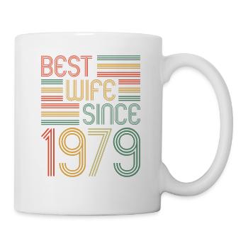 Best wife since 1979 45th wedding anniversary - Mug - white - Right