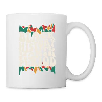 Black History Month Period African American Pride - Mug - white - Right