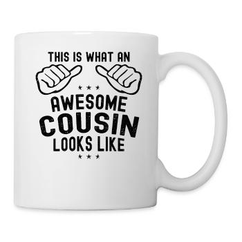 Voici à quoi ressemble un cousin génial - Best - Mug blanc - blanc - Droite
