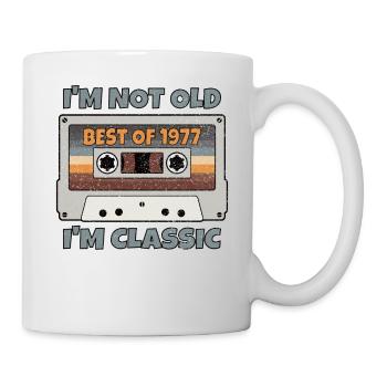 I'M NOT OLD I'M CLASSIC BETS OF 1977 Vintage gift - Mug - white - Right