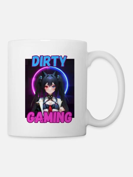 Player One DirtyGaming - Tasse - Weiß