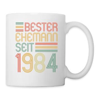Meilleur mari depuis 1984 40e anniversaire de mariage - Mug blanc - blanc - Droite