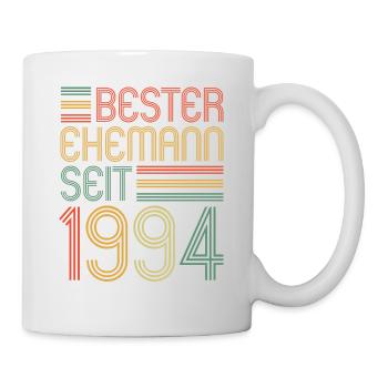 Best husband since 1994 30th wedding anniversary - Mug - white - Right