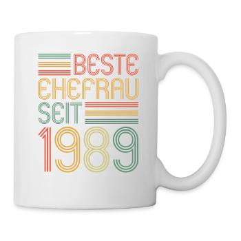 Meilleure épouse depuis 1989 35e anniversaire de mariage - Mug blanc - blanc - Droite