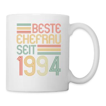 Best wife since 1994 30th wedding anniversary - Mug - white - Right