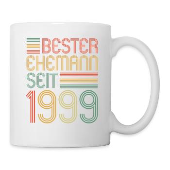 Best husband since 1999 25th wedding anniversary - Mug - white - Right
