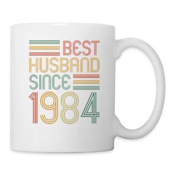 Meilleur mari depuis 1984 40e anniversaire de mariage - Mug blanc - blanc - Droite