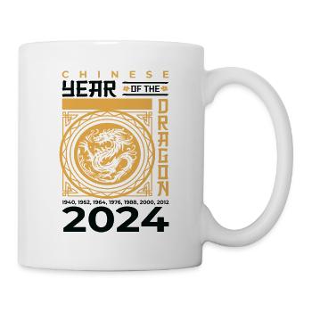 Chinese Year of the Dragon 2024 Chinese New Years - Mug - white - Right