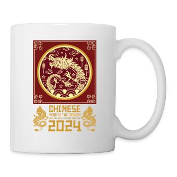 Chinese Year of the Dragon 2024 Chinese New Years - Mug - white - Right