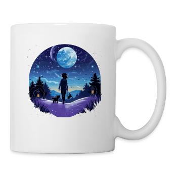 Hundehalterin Hundemama T Hundebesitzerin Dogmom - Tasse - Weiß - Rechts