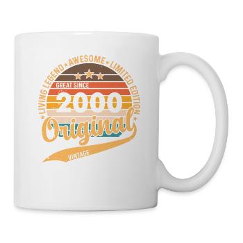 Vintage 2000 - Legendary Birthday Gift Idea! - Tasse - Weiß - Rechts