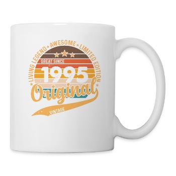 Legendary 1995 Vintage Birthday Tee - Mug - white - Right