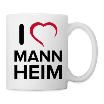 Mannheim Monnem Mannheimat - Mug blanc - blanc - Droite