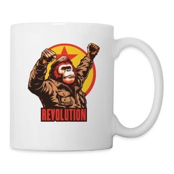 Parody: Communist Orangutan, Comrade - Mug - white - Right