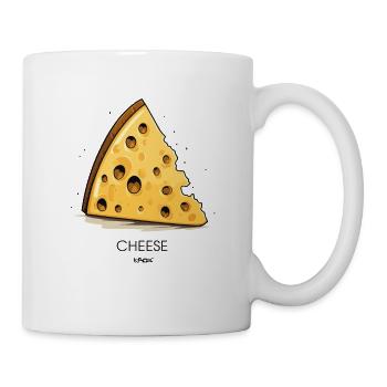 Einfacher Käse - Tasse - Weiß - Rechts