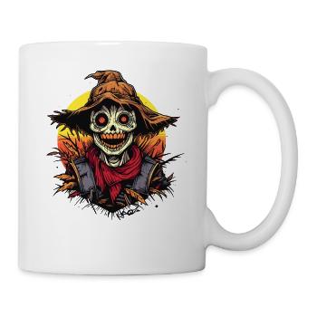 Cartoon Book: Scarecrow - Mug - white - Right