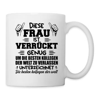 This Woman Is Crazy Farewell Gift - Mug - white - Right