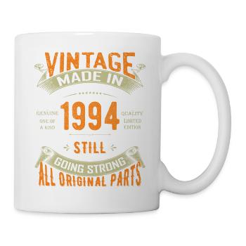 30th Birthday Vintage 1994 Classic Birthday 30 Yea - Mug - white - Right