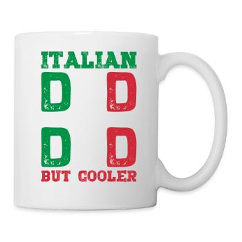 Papa italien Italie drapeau cadeaux pour les hommes fête des pères - Mug blanc - blanc - Droite